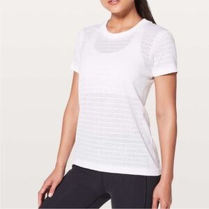 lululemon athletica White Short Sleeve Tee